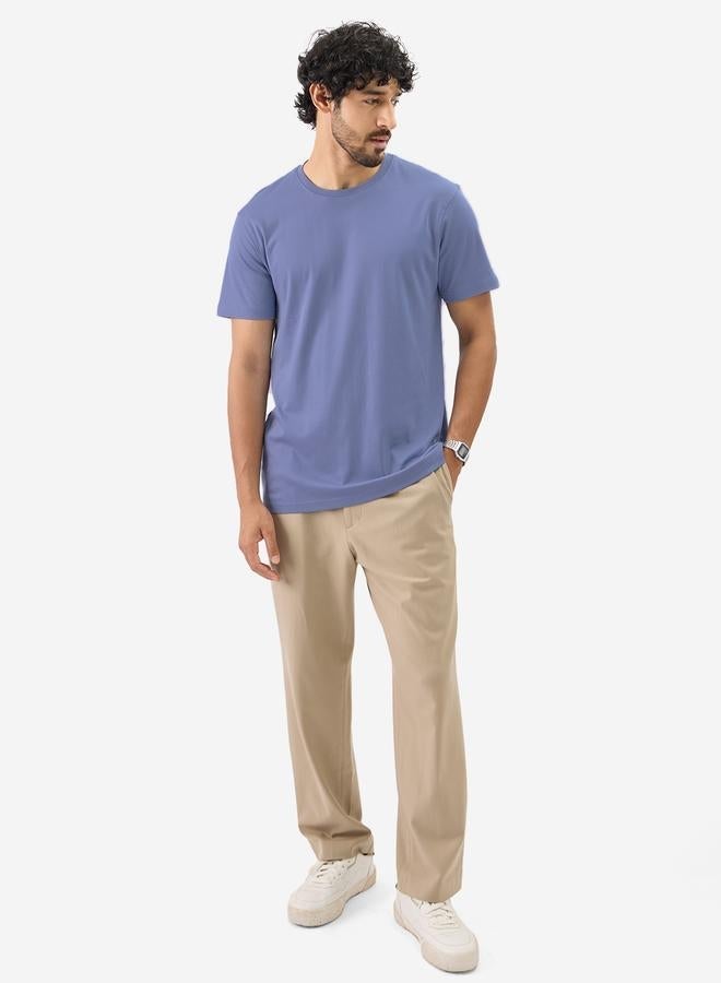 ذا سوليد ستور تيشيرت انترلوك سادة بأكمام قصيرة - Image 2